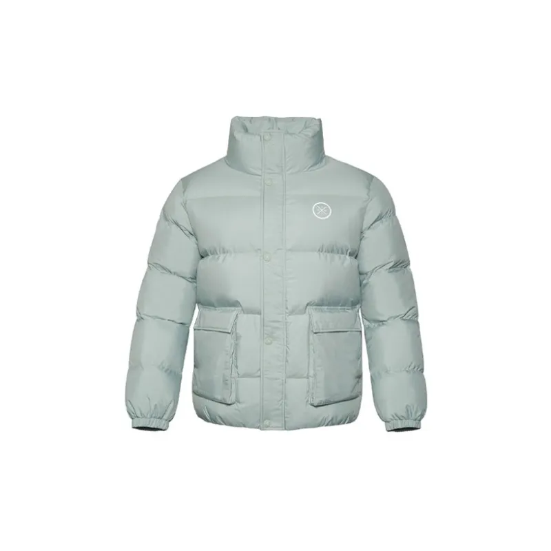 LiNing Puffer Jacket Men's Water Gray Green-0