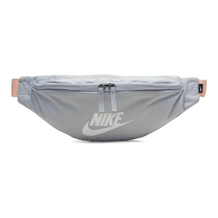 Nike Heritage Polyester Crossbody Bags Fanny Pack Regular Unisex Gray-0