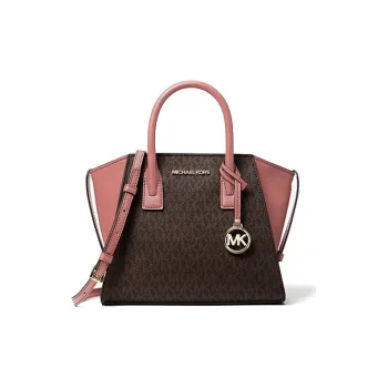 MICHAEL KORS Avril Leather Ear Bag Handbag Shoulder Bag Crossbody Bag Small Size Women's Sunset Rose Red