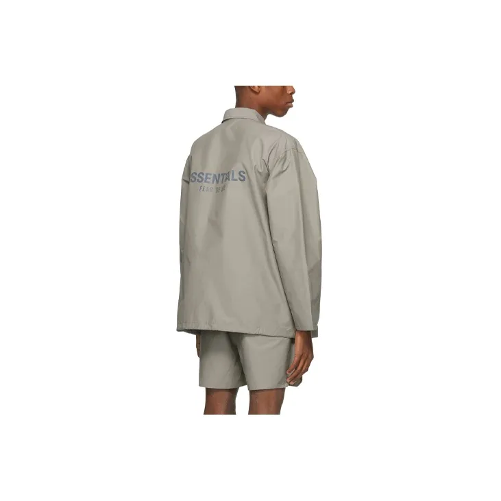 Fear Of God Essentials Jacket Men's Taupe-1