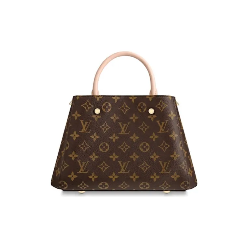 LOUIS VUITTON Montaigne Monogram BB Burgundy Lining Handbag-2