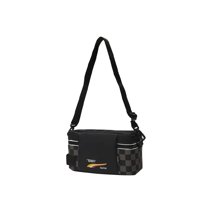PUMA Rdet Collaboration Fabric Box Bag Shoulder Bag Crossbody Bag Regular Unisex Black-1