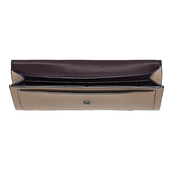 COACH Wyn Leather Wallet Women's Oat-2