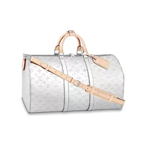 LOUIS VUITTON Men keepall Travel Bag