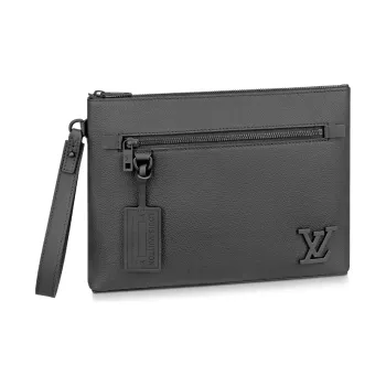 LOUIS VUITTON Aerogram IPad Pouch Black