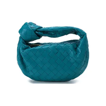 Bottega Veneta JODIE Leather Handbag Mini Women's Water Duck Blue