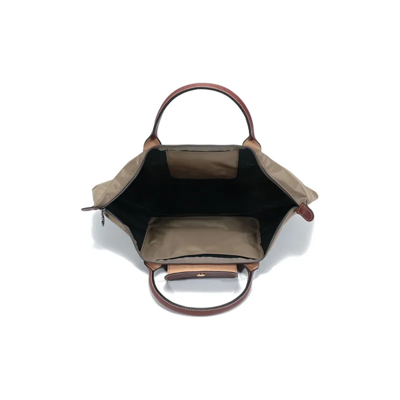 LONGCHAMP Le Pliage Fabric Dumpling Bag Handbags Medium Size Women's Sand Earth Tone-5