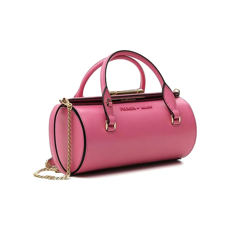 PRADA Cow Leather Luggage Bag, Shoulder Bag, Crossbody Bag, Handbag Women's Pink-2