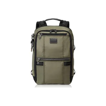 TUMI Alpha Bravo Elastic Nylon Backpack Regular Men's Green