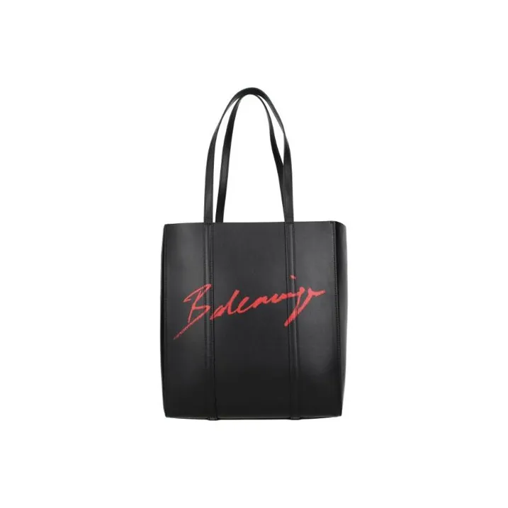 Balenciaga Luggage Collection Leather Portable Crossbody Bag Shoulder Bag Women's Black-0