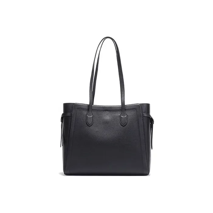 Kate Spade Cow Leather Tote Bag Shopping Bag Shoulder Bags Women's Black-3