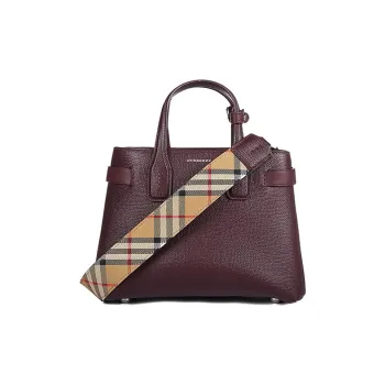 Burberry Patchwork Crossbody Bag, Shoulder Bag, Handbag Regular Women's Burgundy