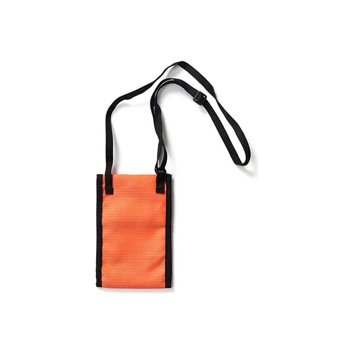 FLOAT U LINE Cell Phone Pouch, Shoulder Bag, Crossbody Bag Unisex Orange-1