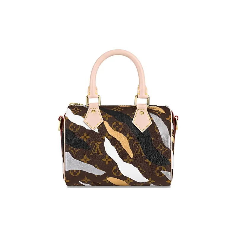 LOUIS VUITTON Lvxlol Speedy Bandouliere Monogram Bb Gold/Silver-2