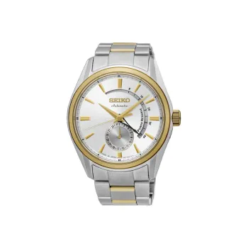 SEIKO Presage Series Mechanical Movement Stainless Steel Strap Watch Men's Watches White Dial