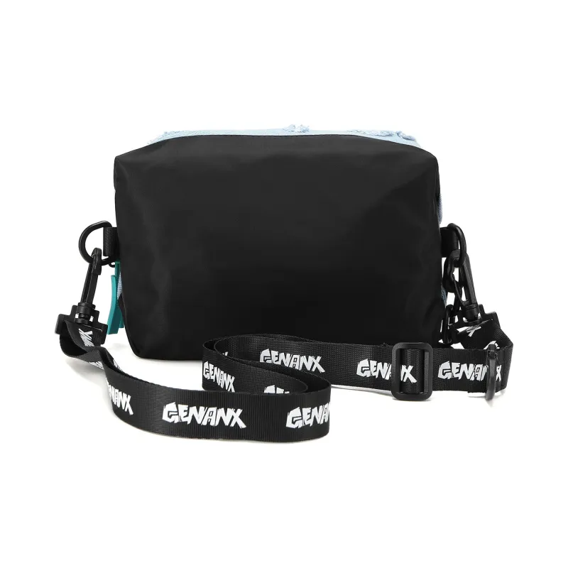 GENANX Denim Shoulder Bag, Crossbody Bag Regular Unisex Denim Blue-3