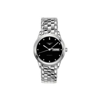 LONGINES Military Flag Collection Automatic Mechanical Movement Men's Watch Black Dial L4.899.4.57.6