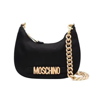 MOSCHINO Nylon Handbag, Shoulder Bag Women's Black