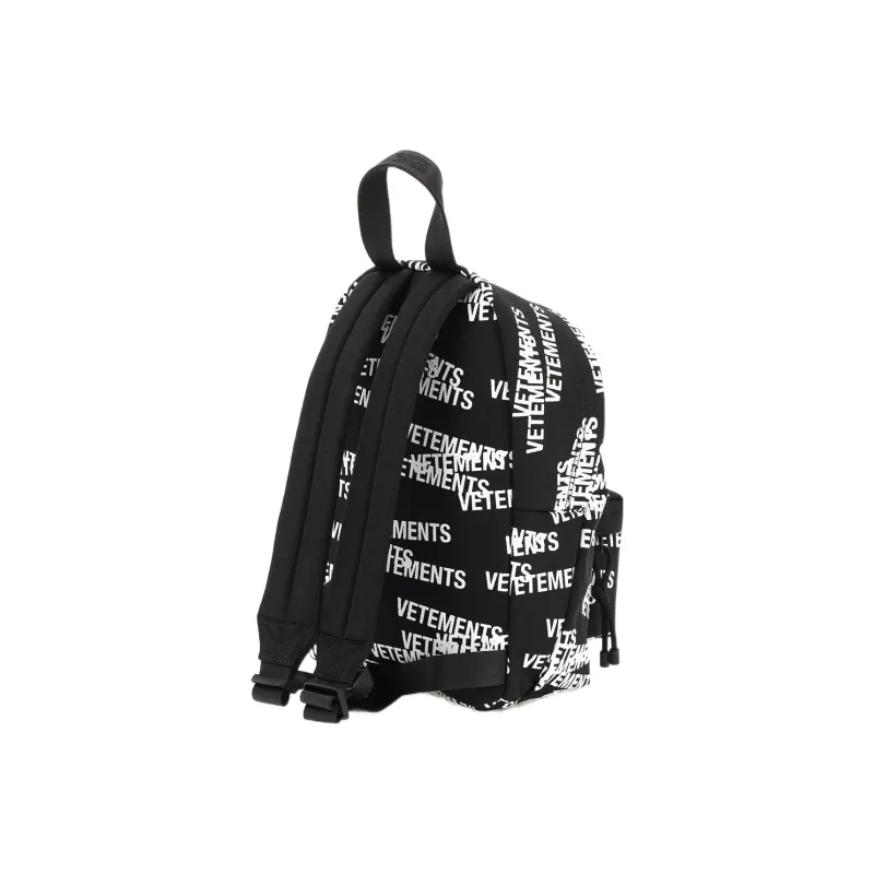 Vetements Nylon With Canvas Backpack Men's Black-2