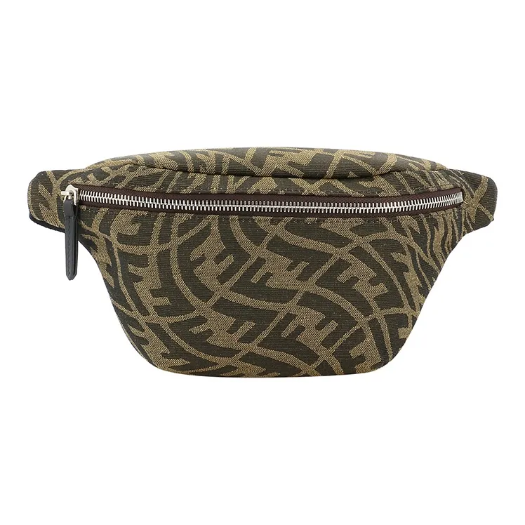 FENDI Polyester Cow Leather Cotton Canvas Bag Sling Bag Shoulder Bag Crossbody Bag Fanny Pack Kids' Brown-0