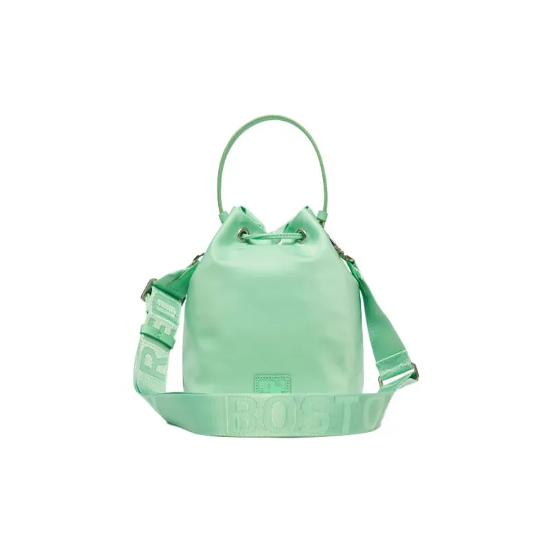 MLB Nylon Fabric Bucket Bag Handbag Shoulder Bag Crossbody Bag Unisex Mint Green-3
