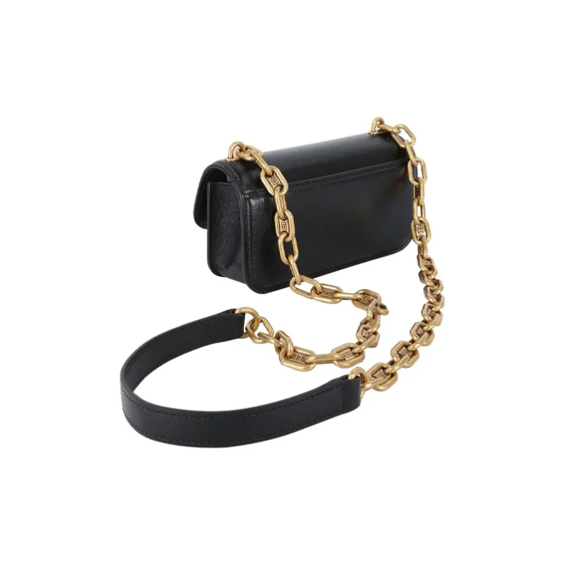 Balenciaga Women's Gossip XS Leather Shoulder Bag Black-5