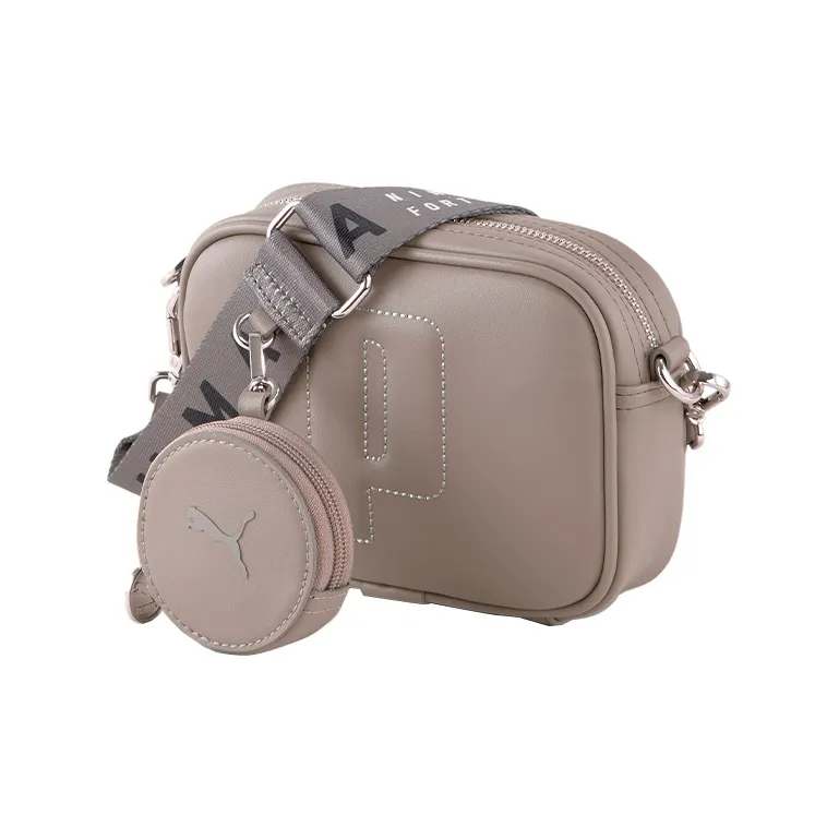 PUMA Nylon 2 in 1 Shoulder Bag Crossbody Bag Regular Women's Gray-2