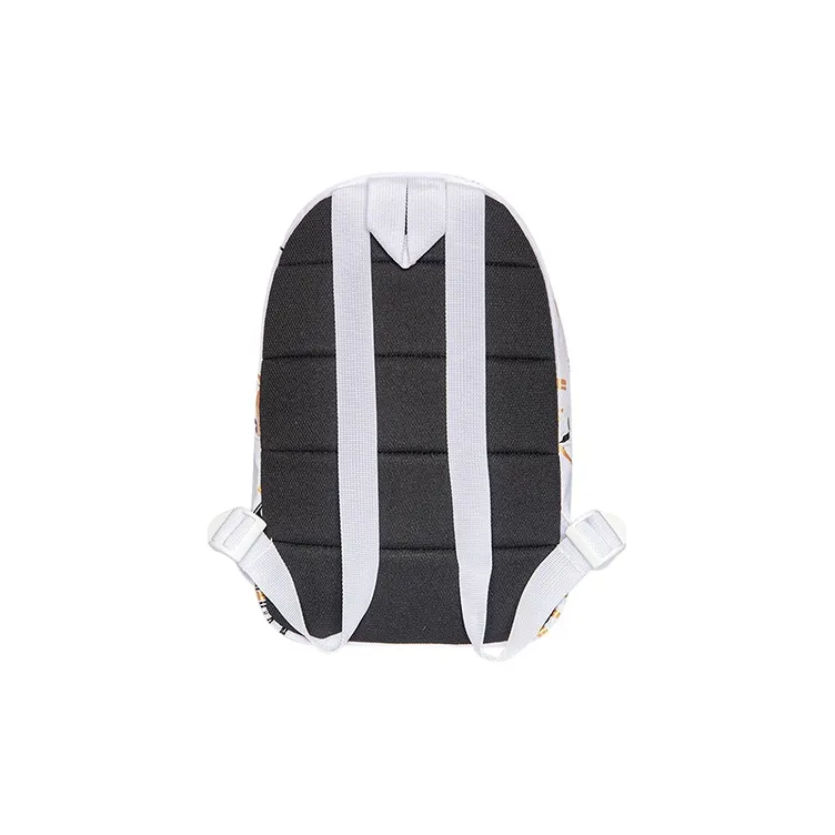 Jordan Polyester Backpack Small Size Unisex White Gold-2