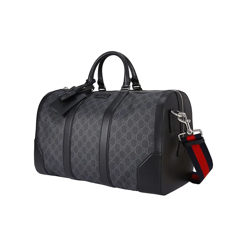 GUCCI PVC Shoulder Bag, Crossbody Bag, Handbag, Travel Bag Medium Size Men's Black-1