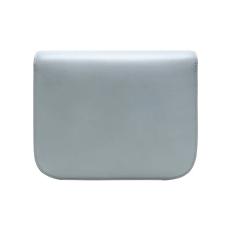 CELINE Classic Bo Polished Cow Leather Tofu Cube Bag Crossbody Bag Shoulder Bag Women's Haze Blue-2