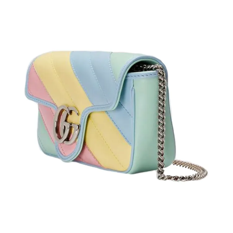 GUCCI Marmont Leather Crossbody Bag, Shoulder Bag Women's Multicolor-2