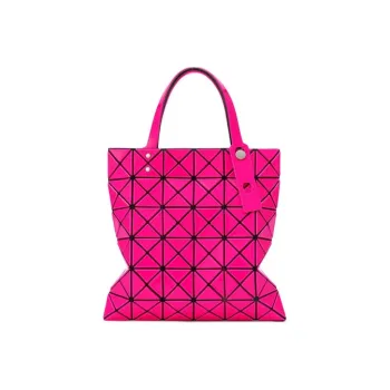 ISSEY MIYAKE Leather Tote Bag, Shopping Bag, Shoulder Bag, Handbag Mini Women's Pink