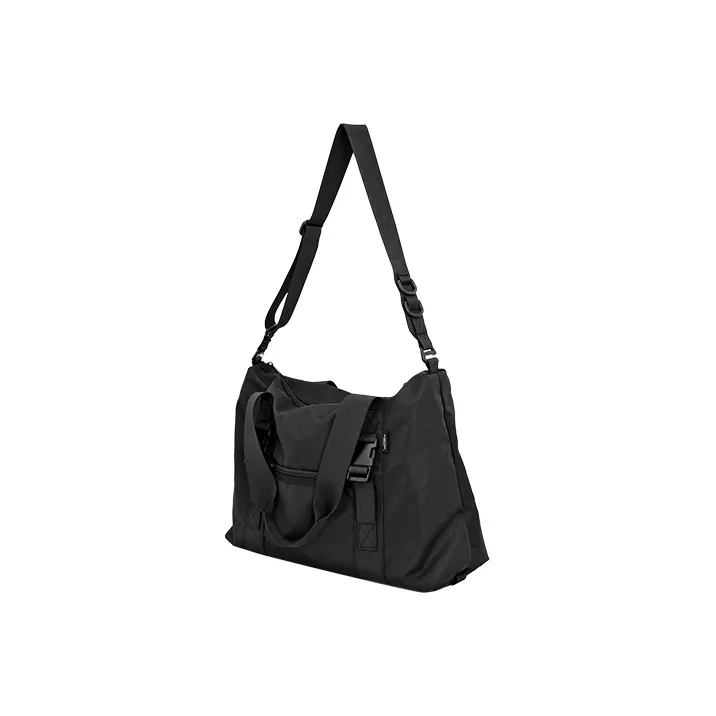 MYEDITION Travel Bag, Handbag, Shoulder Bag Nylon Fabric Black Unisex-4