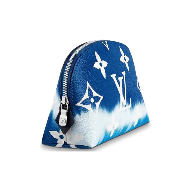 LOUIS VUITTON Cosmetic Pouch Lv Escale Bleu-3