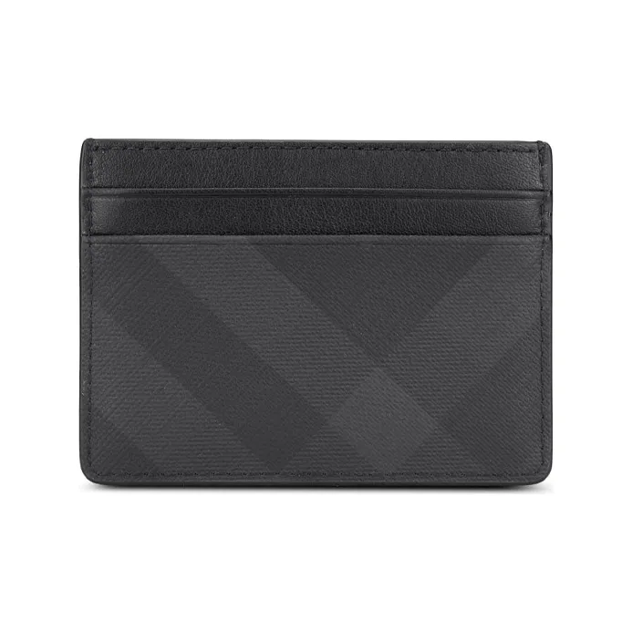 Burberry Canvas Card Holder Men's Black-1