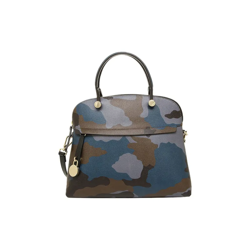 Furla Piper Collection Cow Leather Shoulder Bag, Handbag Women's Camouflage-0