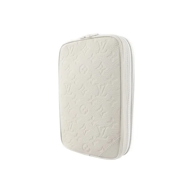 LOUIS VUITTON Utility Side Bag Monogram Powder White-1