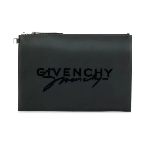 GIVENCHY Leather Clutch Women's Black