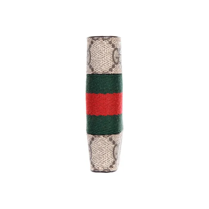 GUCCI Canvas With Leather Wallet Men's Ebony/Brown-2