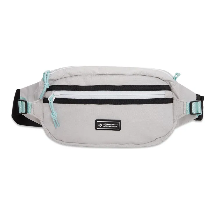 Converse Polyester Shoulder Bag Crossbody Bag Fanny Pack Regular Unisex Silver-0