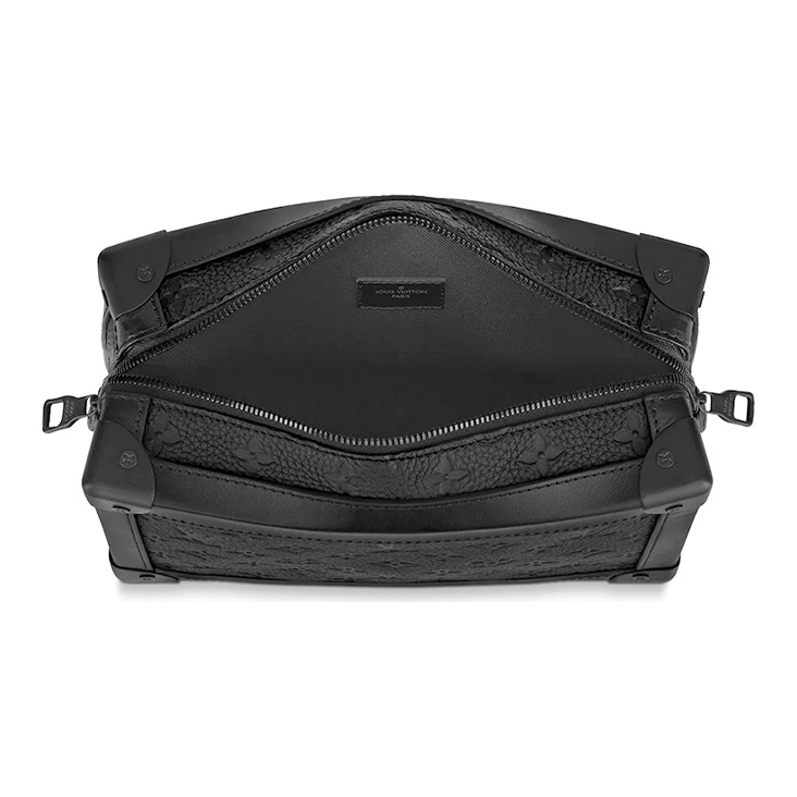 LOUIS VUITTON Soft Trunk Monogram Embossed Black - Cheap Rcj