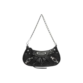 Balenciaga Le Cagole Mini Bag With Chain Black
