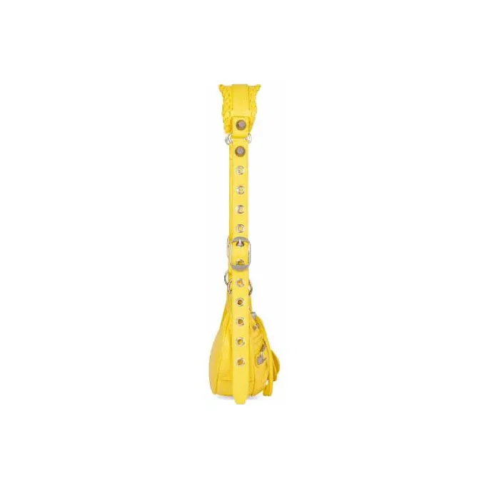 Balenciaga Le Cagole Shoulder Bag Xs Yellow-2