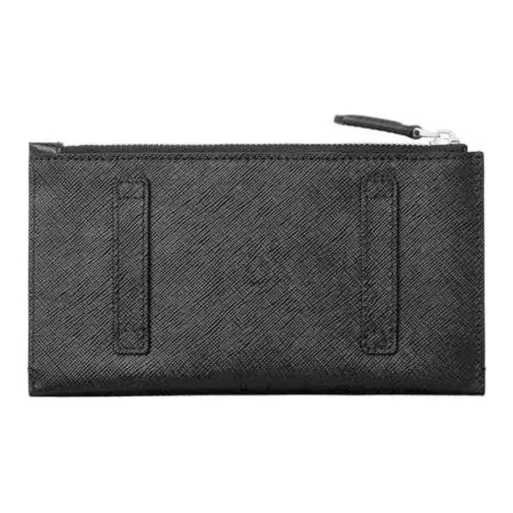 MONTBLANC Leather Clutch Mini Men's Black-3