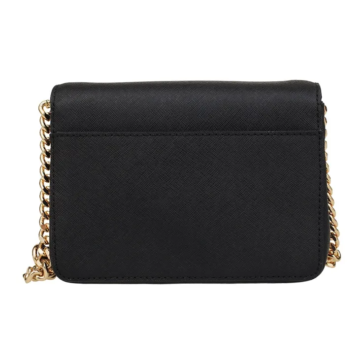 MICHAEL KORS Tina Leather Shoulder Bag Crossbody Bag Women's Black-3