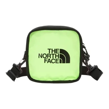 THE NORTH FACE Leather Small Square Bag Shoulder Bag Crossbody Bag Regular Unisex Bright Green/Bright Orange