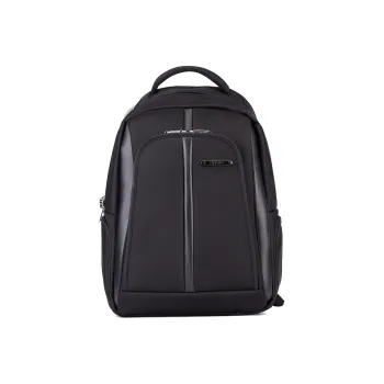 Diplomat Fabric Laptop Backpack Medium Size Unisex Black