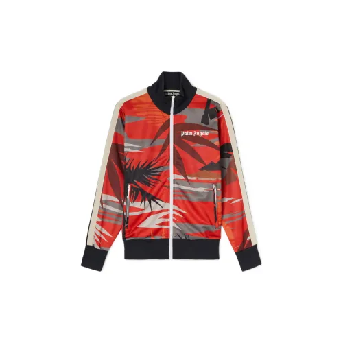 PALM ANGELS Hawaii Track Jacket Red/Multi/Off White