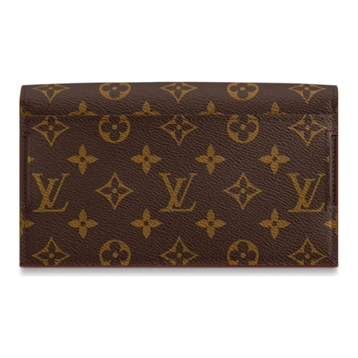 LOUIS VUITTON S Lock Belt Pouch Monogram Pm Brown-2