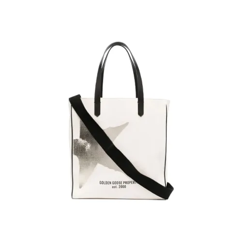 Golden Goose Star-print Canvas Tote Bag